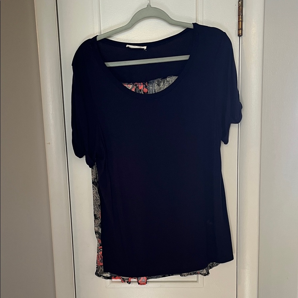 Honey Punch Black Short Sleeve Top